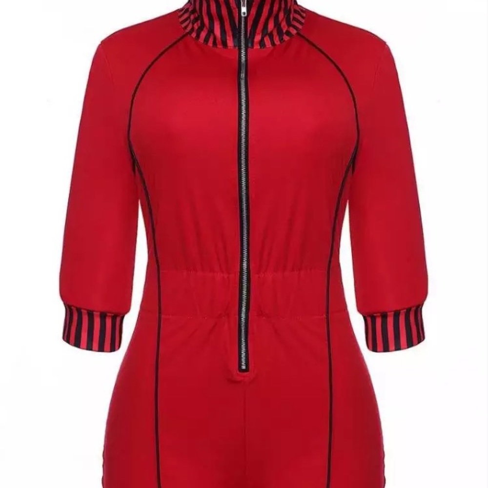 Red romper - Picture 4 of 4